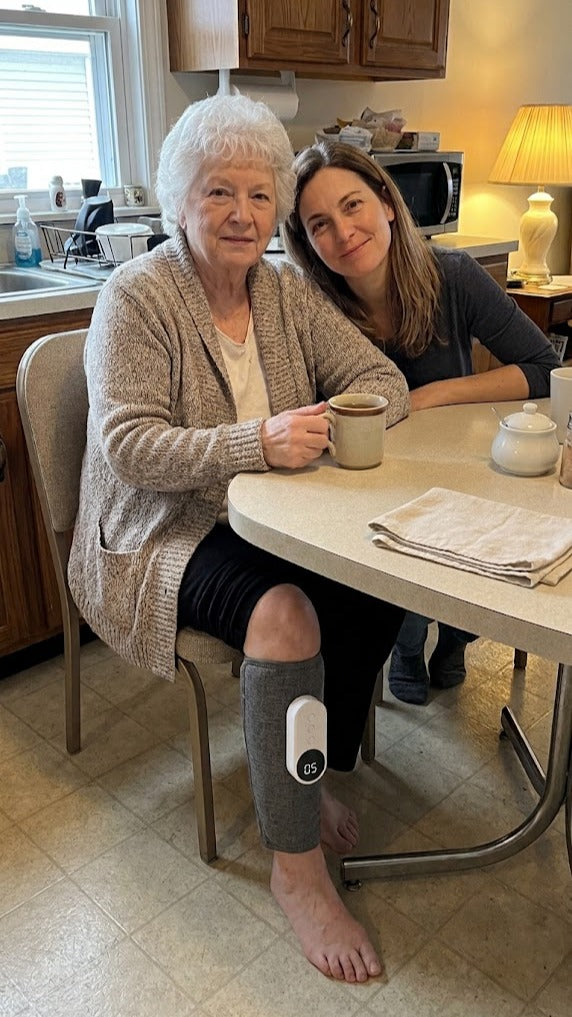 Amblewell CalfWave — Gwen and her daughter