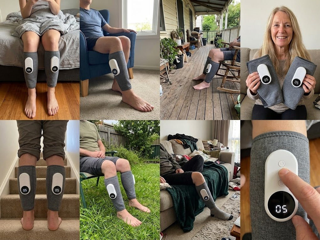 Amblewell CalfWave — Customers using the CalfWave at home