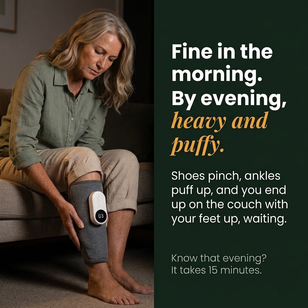 Amblewell CalfWave — Heavy, puffy legs by evening