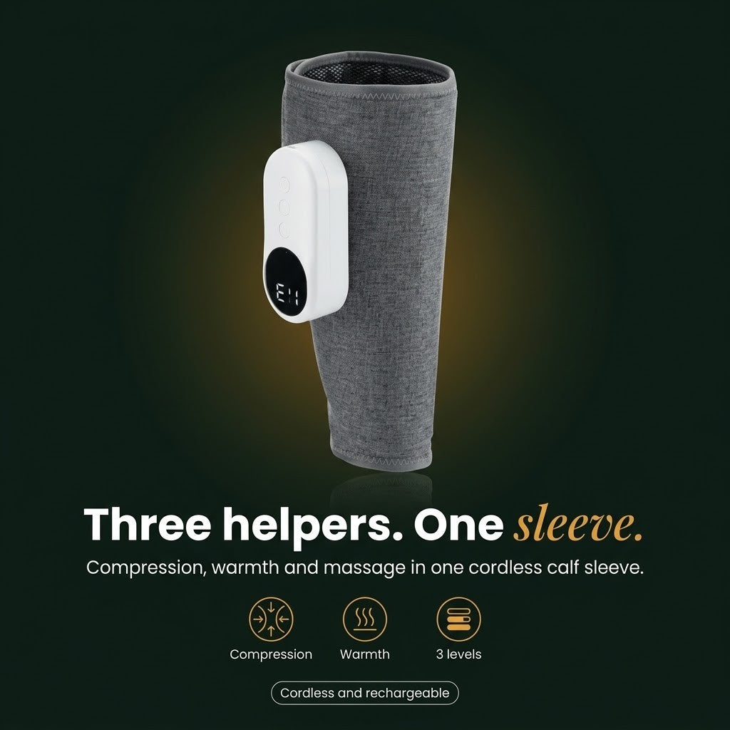 Amblewell CalfWave — Compression, warmth and 3 levels in one sleeve