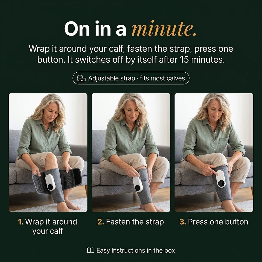 Amblewell CalfWave — How to put on the Amblewell CalfWave